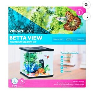 Vibrant Life Betta View Aquarium Kit